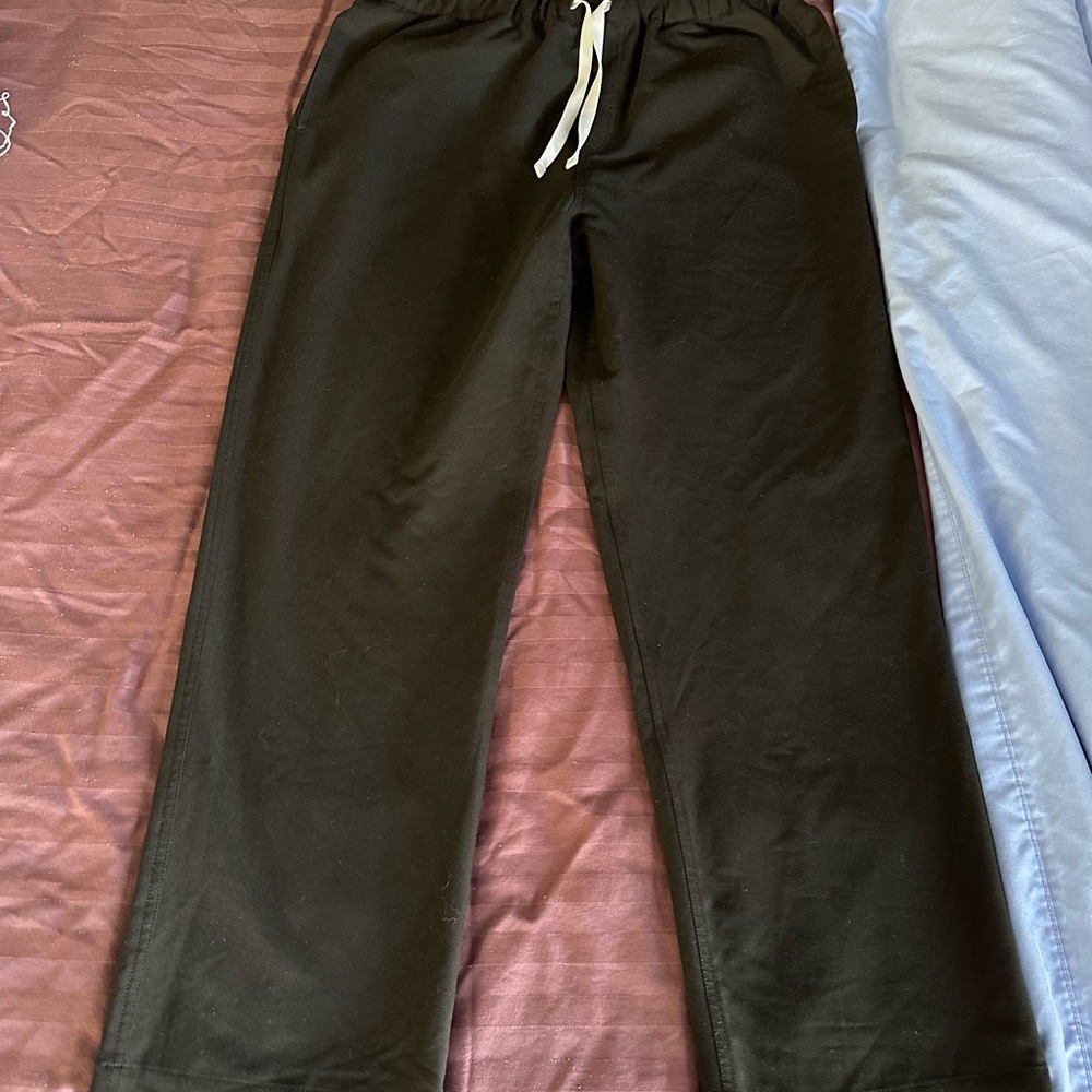 Figs Black Scrubs Comfortable Technical Pants